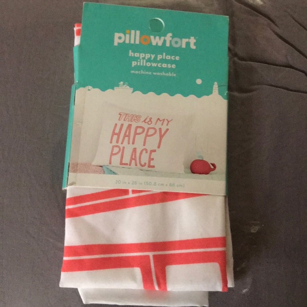 Pillowfort Happy Place Pillowcase